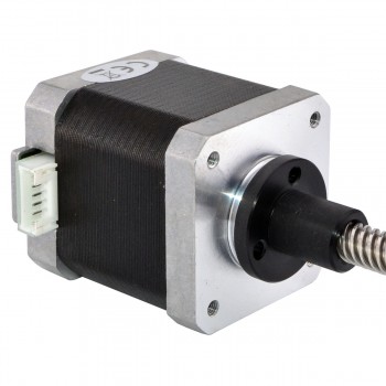 Nema 17 External Stepper Motor Linear Actuator 1.8 Deg 2.8V 1.68A 44Ncm(62.3oz.in) 4 Wires