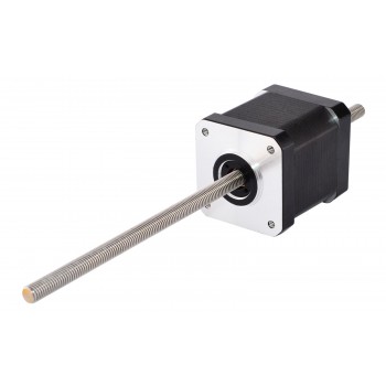 Nema 17 Non-captive Stepper Motor Linear Actuator 1.8 Degree 44Ncm(62.3oz.in) 1.68A 2.8V 4 Wires
