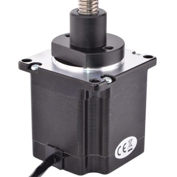 Nema 23 External Stepper Motor Linear Actuator Bipolar 1.2Nm 1.8 Deg 2A 7.2V 4 Wires