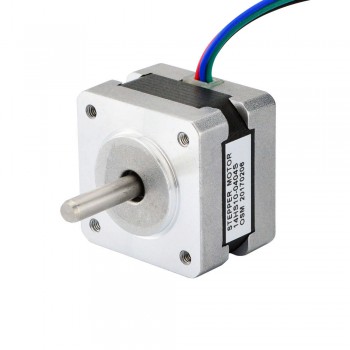 Nema 14 Stepper Motor Bipolar 1.8 Deg 14Ncm (20oz.in) 0.4A 12V 35x35x26mm 4 Wires