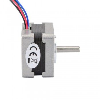 Nema 14 Stepper Motor Bipolar 1.8 Deg 14Ncm (20oz.in) 0.4A 12V 35x35x26mm 4 Wires