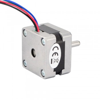 Nema 14 Stepper Motor Bipolar 1.8 Deg 14Ncm (20oz.in) 0.4A 12V 35x35x26mm 4 Wires