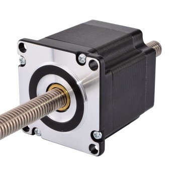 Nema 23 Non-captive Stepper Motor Linear Actuator Bipolar 1.8 Deg 2A 7.2V Lead Screw 200mm 4 Wires