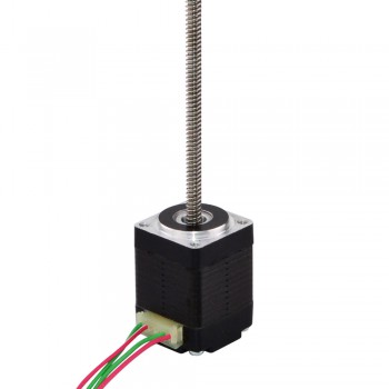 Nema 8 Non-captive Stepper Motor Linear Actuator Bipolar 1.8 Deg 0.24A 5V Lead Revolution 2mm/0.07874