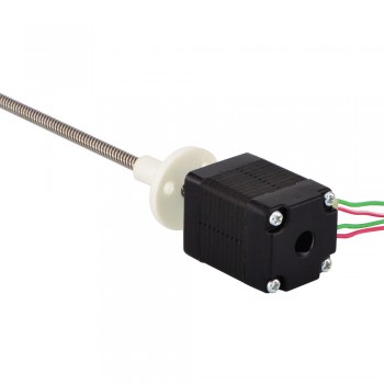 Nema 8 External Stepper Motor Linear Actuator Bipolar 1.8 Deg 0.24A 5V Lead Revolution 0.6096mm/0.024