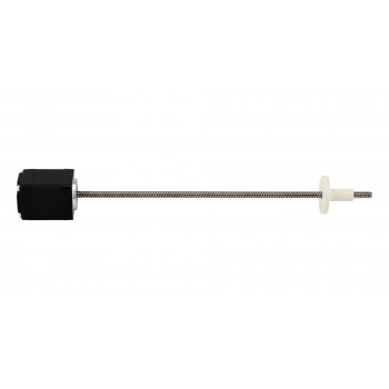 Nema 8 External Stepper Motor Linear Actuator Bipolar 1.8 Deg 0.24A 5V Lead Revolution 0.6096mm/0.024