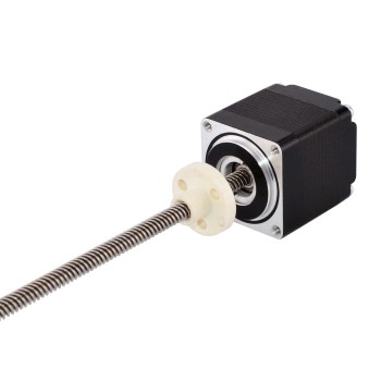 Nema 11 External Stepper Motor Linear Actuator Bipolar 1.8 Deg 0.42A 5V Lead Revolution 0.635mm/0.025" Lead Screw 150mm