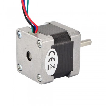 Nema 14 Stepper Motor Bipolar High Torque 1.8 Deg 18Ncm (25.5oz.in) 0.8A 5.74V 35x35x34mm 4 Wires