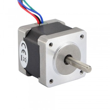 Nema 14 Stepper Motor Bipolar High Torque 1.8 Deg 18Ncm (25.5oz.in) 0.8A 5.74V 35x35x34mm 4 Wires