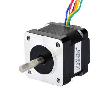 Nema Size 14 Stepper Motor Unipolar 1.8 Deg 10Ncm (14.16oz.in) 0.4A 10V 35x35x34mm 6 Wires