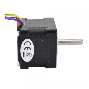 Nema Size 14 Stepper Motor Unipolar 1.8 Deg 10Ncm (14.16oz.in) 0.4A 10V 35x35x34mm 6 Wires