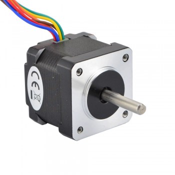 Nema Size 14 Stepper Motor Unipolar 1.8 Deg 10Ncm (14.16oz.in) 0.4A 10V 35x35x34mm 6 Wires