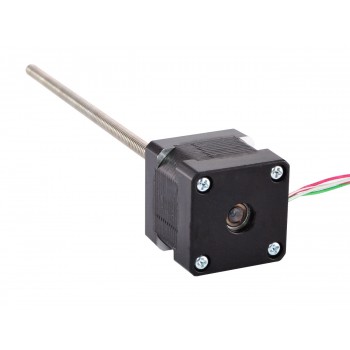 Nema 14 External Stepper Motor Linear Actuator Bipolar 1.8 Deg 0.57A 5V Lead Revolution 1.27mm/0.05