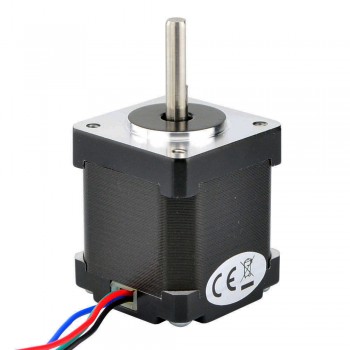 Nema 14 Stepper Motor Bipolar High Torque 1.8 Deg 23Ncm (32.6oz.in) 0.5A 7.5V 35x35x42mm 4 Wires