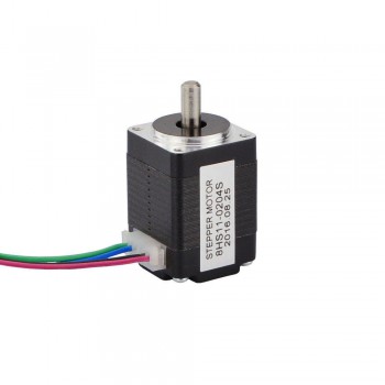 Mini Nema 8 Steperr Motor Bipolar 1.8 Deg 1.6Ncm (2.3oz.in) 0.2A 4.8V 20x20x28mm 4 Wires