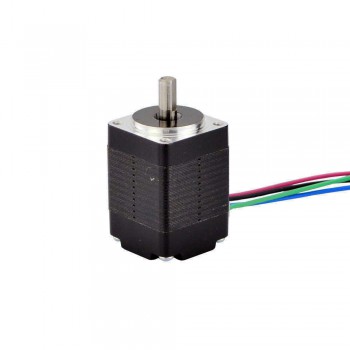 Mini Nema 8 Steperr Motor Bipolar 1.8 Deg 1.6Ncm (2.3oz.in) 0.2A 4.8V 20x20x28mm 4 Wires