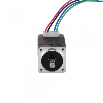 Mini Nema 8 Steperr Motor Bipolar 1.8 Deg 1.6Ncm (2.3oz.in) 0.2A 4.8V 20x20x28mm 4 Wires