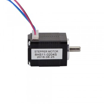 Mini Nema 8 Steperr Motor Bipolar 1.8 deg 1.6Ncm (2.3oz.in) 0.2A 4.8V 20x20x28mm 4 Wires