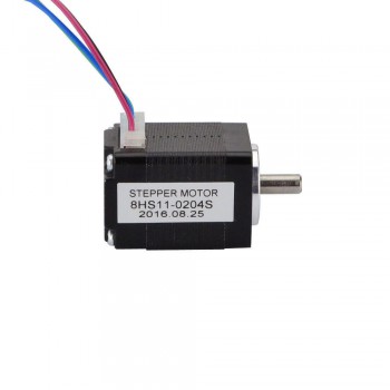 Mini Nema 8 Steperr Motor Bipolar 1.8 Deg 1.6Ncm (2.3oz.in) 0.2A 4.8V 20x20x28mm 4 Wires