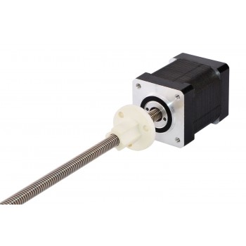 Nema 14 External Stepper Motor Linear Actuator 48mm Stack 0.91A 5V Lead Revolution 0.794mm/0.031