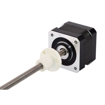 Nema 17 External Precision Stepper Motor Linear Actuator Bipolar 1.8 Deg 1.5A 2.33V Lead Revolution 0.794mm/0.031" Lead Screw 150mm