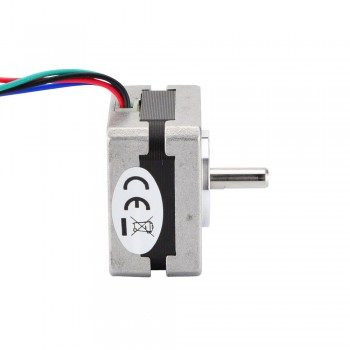 Nema 14 Stepper Motor Bipolar 0.9 deg 5Ncm (7.08oz.in) 0.5A 5V 35x35x20mm 4 Wires