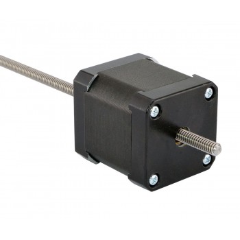 Nema 17 Non-captive Linear Stepper Motor Actuator Bipolar 1.8 Deg 2.6A 2.33V 4 Wires Lead Screw 250mm