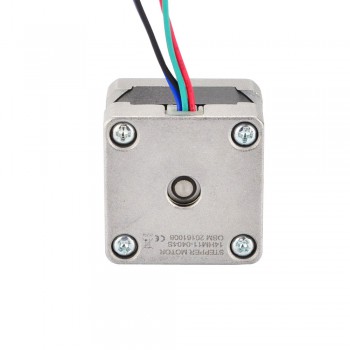 Nema 14 Stepper Motor Bipolar 0.9 Deg 11Ncm (15.58oz.in) 0.4A 10V 35x35x28mm 4 Wires