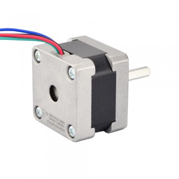 Nema 14 Stepper Motor Bipolar 0.9 Deg 11Ncm (15.58oz.in) 0.4A 10V 35x35x28mm 4 Wires