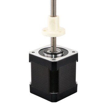Nema 17 External Linear Stepper Motor Bipolar 1.8° 2.6A 2.33V 4 Wires Lead Screw 250mm