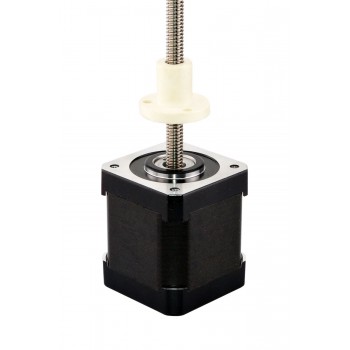 Nema 17 External Stepper Motor Linear Actuator Bipolar 1.8 Deg 1.3A 5VLead Screw 250mm