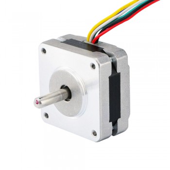 Nema 16 Stepper Motor Unipolar 1.8 Deg 8Ncm (11.3oz.in) 0.5A 6.5V 39x39x20mm 6 Wires