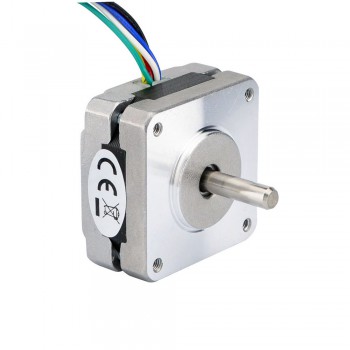 Nema 16 Stepper Motor Unipolar 1.8 Deg 8Ncm (11.3oz.in) 0.5A 6.5V 39x39x20mm 6 Wires