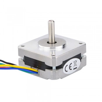 Nema 16 Stepper Motor Unipolar 1.8 Deg 8Ncm (11.3oz.in) 0.5A 6.5V 39x39x20mm 6 Wires