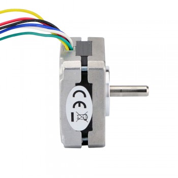 Nema 16 Stepper Motor Unipolar 1.8 Deg 8Ncm (11.3oz.in) 0.5A 6.5V 39x39x20mm 6 Wires