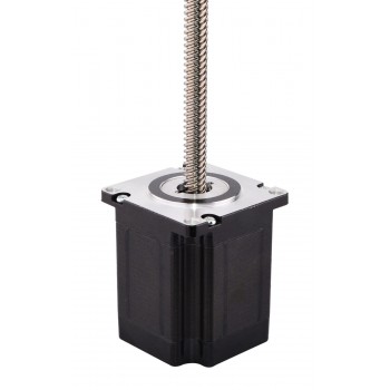 Nema 23 Non-captive Linear Stepper Motor Actuator Bipolar 1.8 Deg 2.5A 5V Lead Revolution 10.16mm/0.4