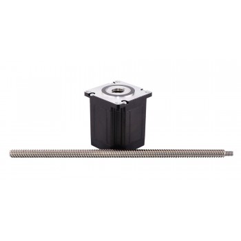 Nema 23 Non-captive Linear Stepper Motor Actuator Bipolar 1.8 Deg 2.5A 5V Lead Revolution 10.16mm/0.4