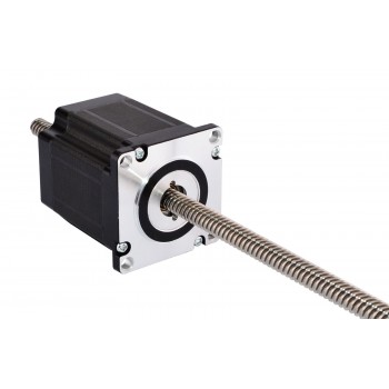 Nema 23 Non-captive Linear Stepper Motor Actuator Bipolar 1.8 Deg 2.5A 5V Lead Revolution 10.16mm/0.4