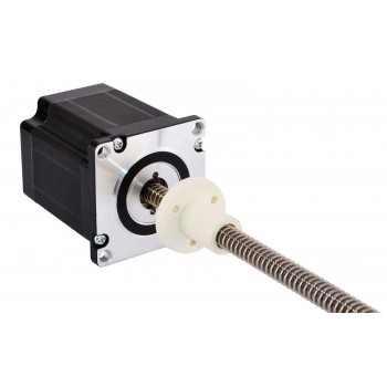 Nema 23 External Linear Stepper Motor Actuator Bipolar 1.8 Deg 2.5A 5V Lead Revolution 1.5875mm/0.0625