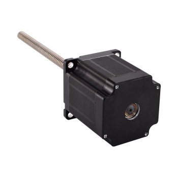 Nema 23 External Linear Stepper Motor Actuator Bipolar 1.8 Deg 2.5A 5V Lead Revolution 1.5875mm/0.0625