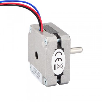 Nema 16 Stepper Motor Bipolar 1.8 Deg 8.7Ncm (12.3oz.in) 0.6A 3.96V 39x39x20mm 4 Wires