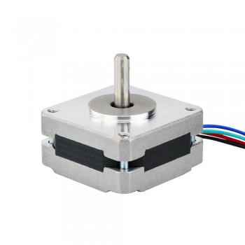 Nema 16 Stepper Motor Bipolar 1.8 Deg 8.7Ncm (12.3oz.in) 0.6A 3.96V 39x39x20mm 4 Wires