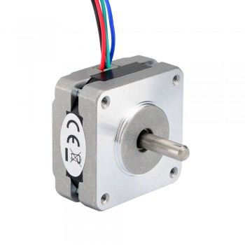 Nema 16 Stepper Motor Bipolar 1.8 Deg 8.7Ncm (12.3oz.in) 0.6A 3.96V 39x39x20mm 4 Wires