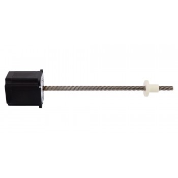 Nema 23 External Stepper Motor Linear Actuator 1.8 Deg Bipolar 1.8 Deg 2.5A  5V Lead Screw 250mm