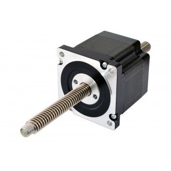 Nema 34 Stepper Motor Non-captive Linear Actuator Bipolar 1.8 Deg 79mm Stack 3.12A 5V Lead Revolution 0.0127mm Lead Screw 250mm