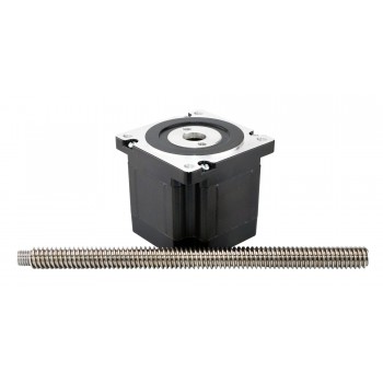 Nema 34 Stepper Motor Non-captive Linear Actuator Bipolar 1.8 Deg 79mm Stack 3.12A 5V Lead Revolution 0.0127mm Lead Screw 250mm