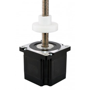 Nema 34 Stepper Motor External Linear Actuator Bipolar 1.8 Deg 5V 3.12A Lead Revolution 2.54mm(0.1