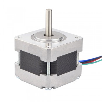 Nema 16 Stepper Motor Bipolar 1.8 Deg 21Ncm (29.7oz.in) 0.4A 12V 39x39x34mm 4 Wires