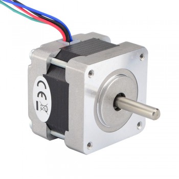 Nema 16 Stepper Motor Bipolar 1.8 Deg 21Ncm (29.7oz.in) 0.4A 12V 39x39x34mm 4 Wires