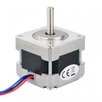 Nema 16 Stepper Motor Bipolar 1.8 Deg 21Ncm (29.7oz.in) 0.4A 12V 39x39x34mm 4 Wires